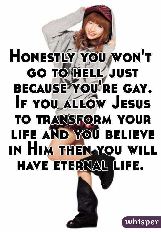 if your gay do you go to hell